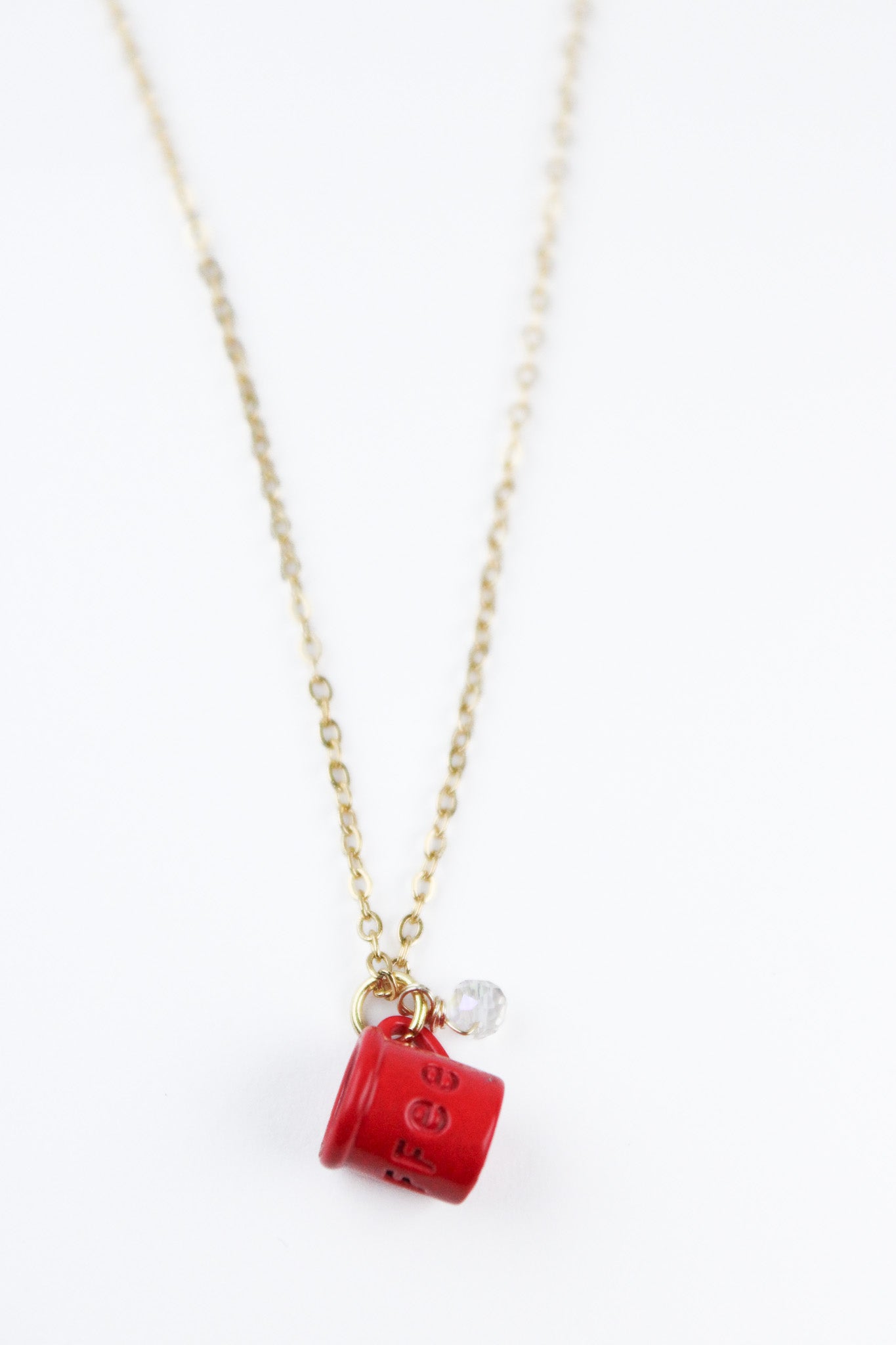 Coffee Red Cup Necklace